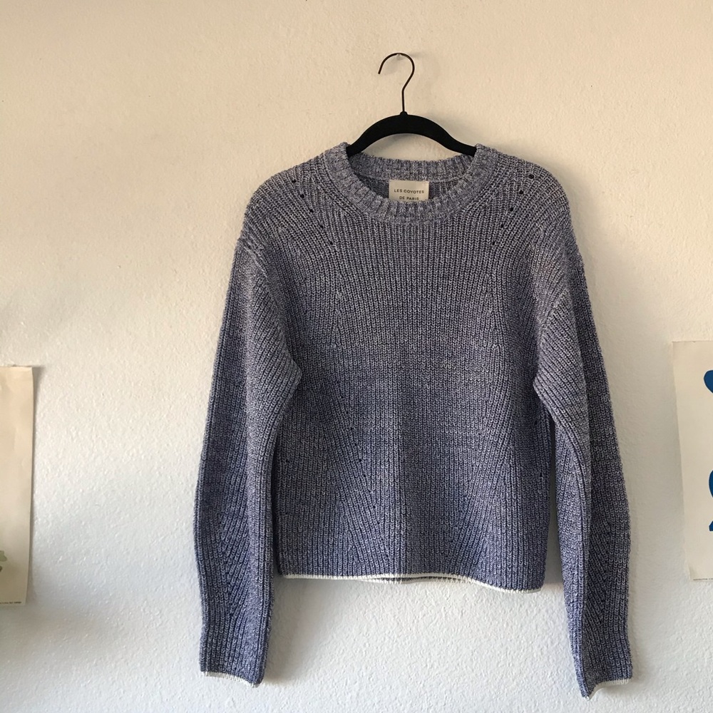 Les Coyotes de Paris Blue Sweater